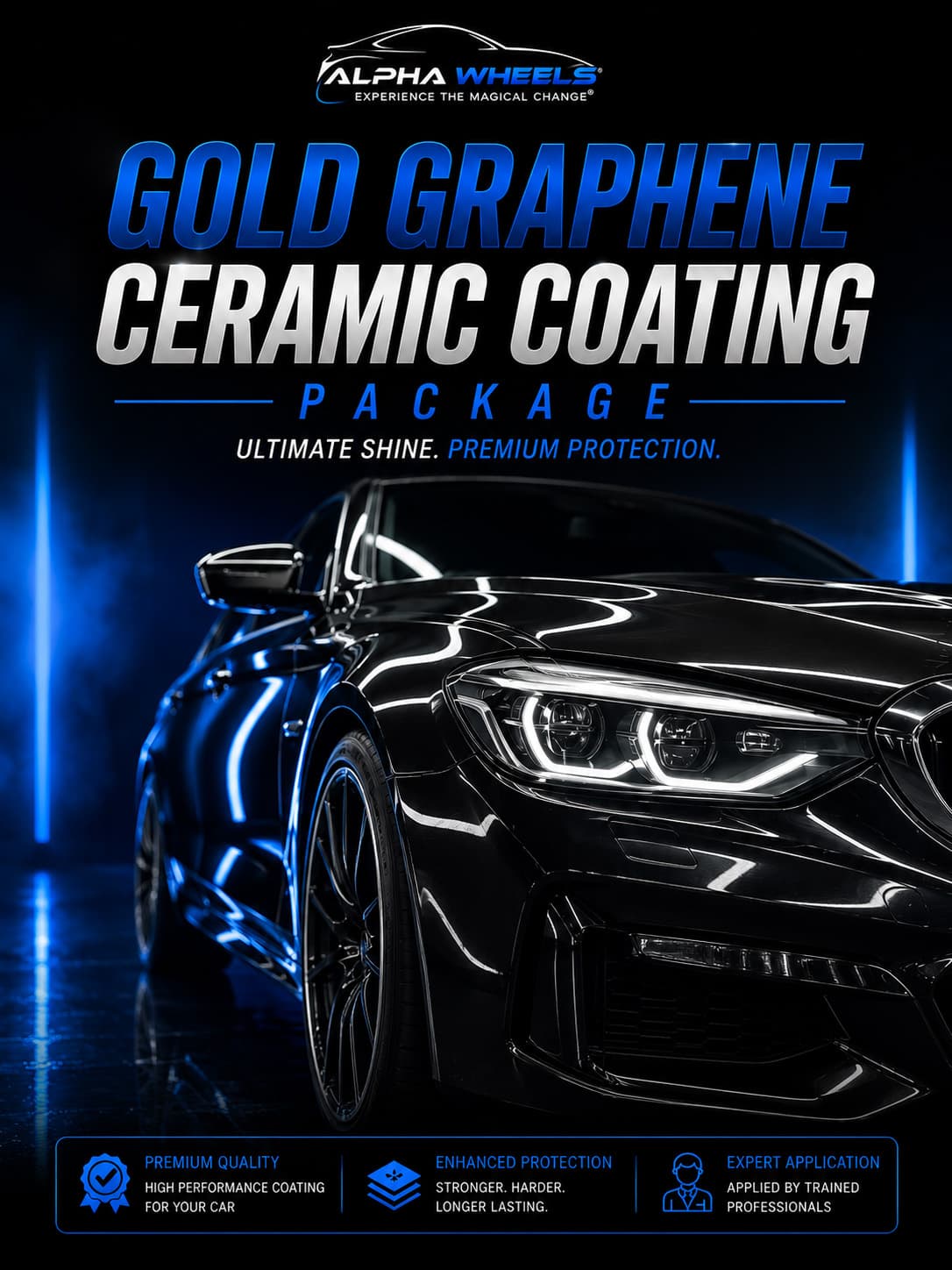 Professional Graphene Coating Applied to a Properly Prepared Surface