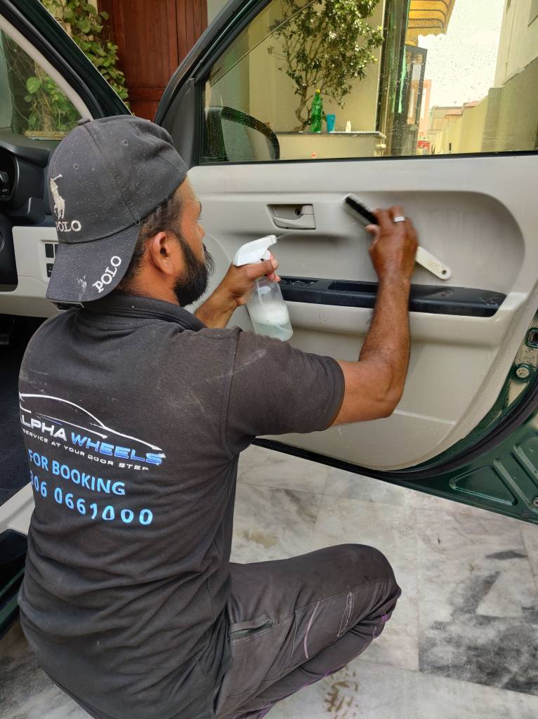 car detailing service in lahore - interior detailing - alpha wheels
